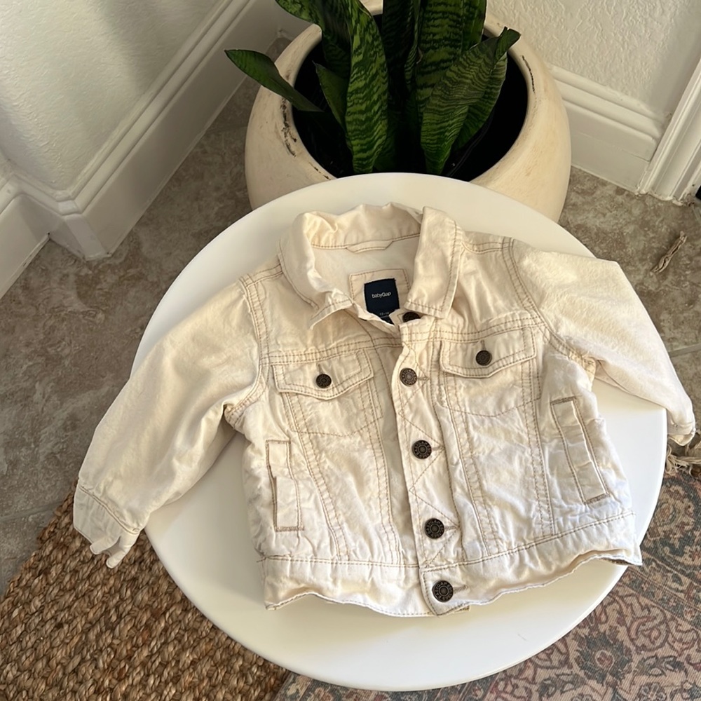 Baby Gap lined denim jacket
